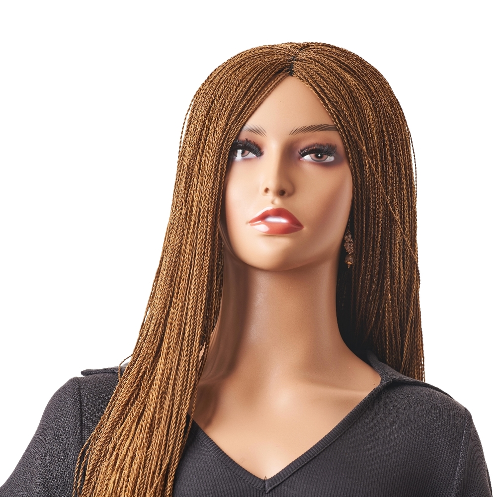 African twist braided wig,medium brown